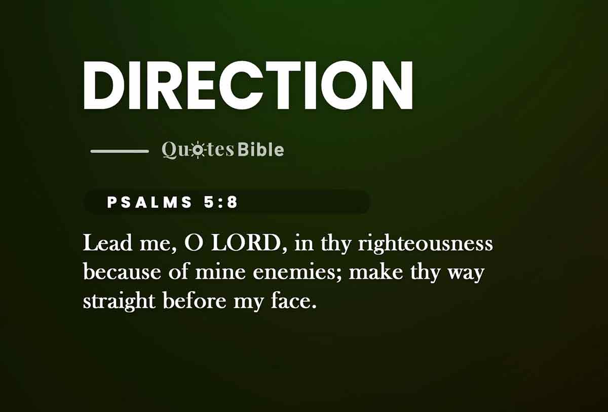 direction bible verses quote
