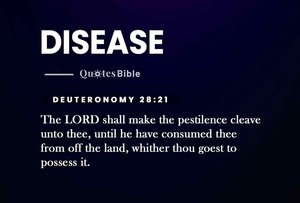 disease bible verses quote