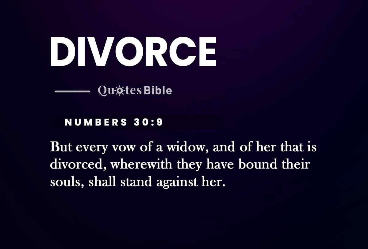 divorce bible verses quote