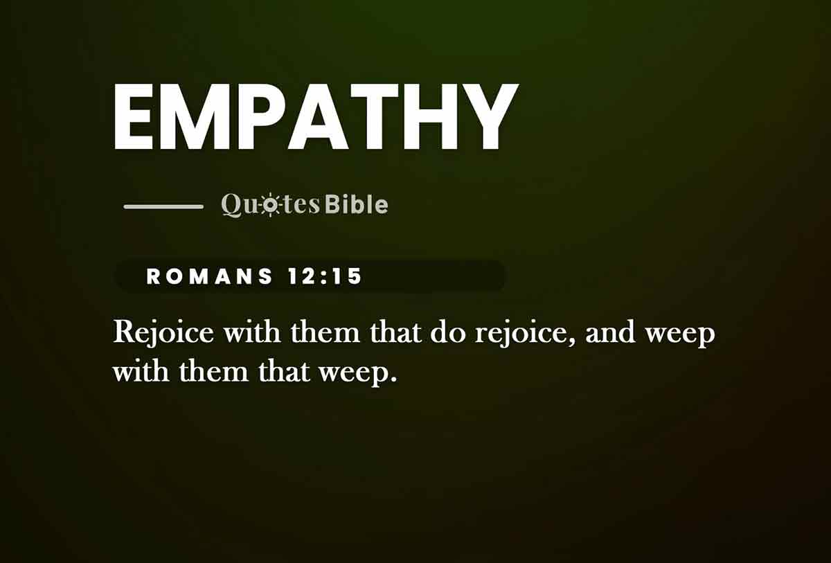 empathy bible verses quote