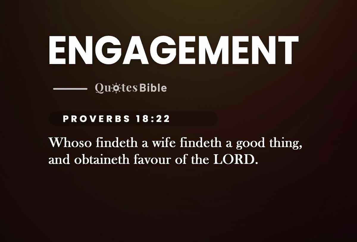 engagement bible verses quote