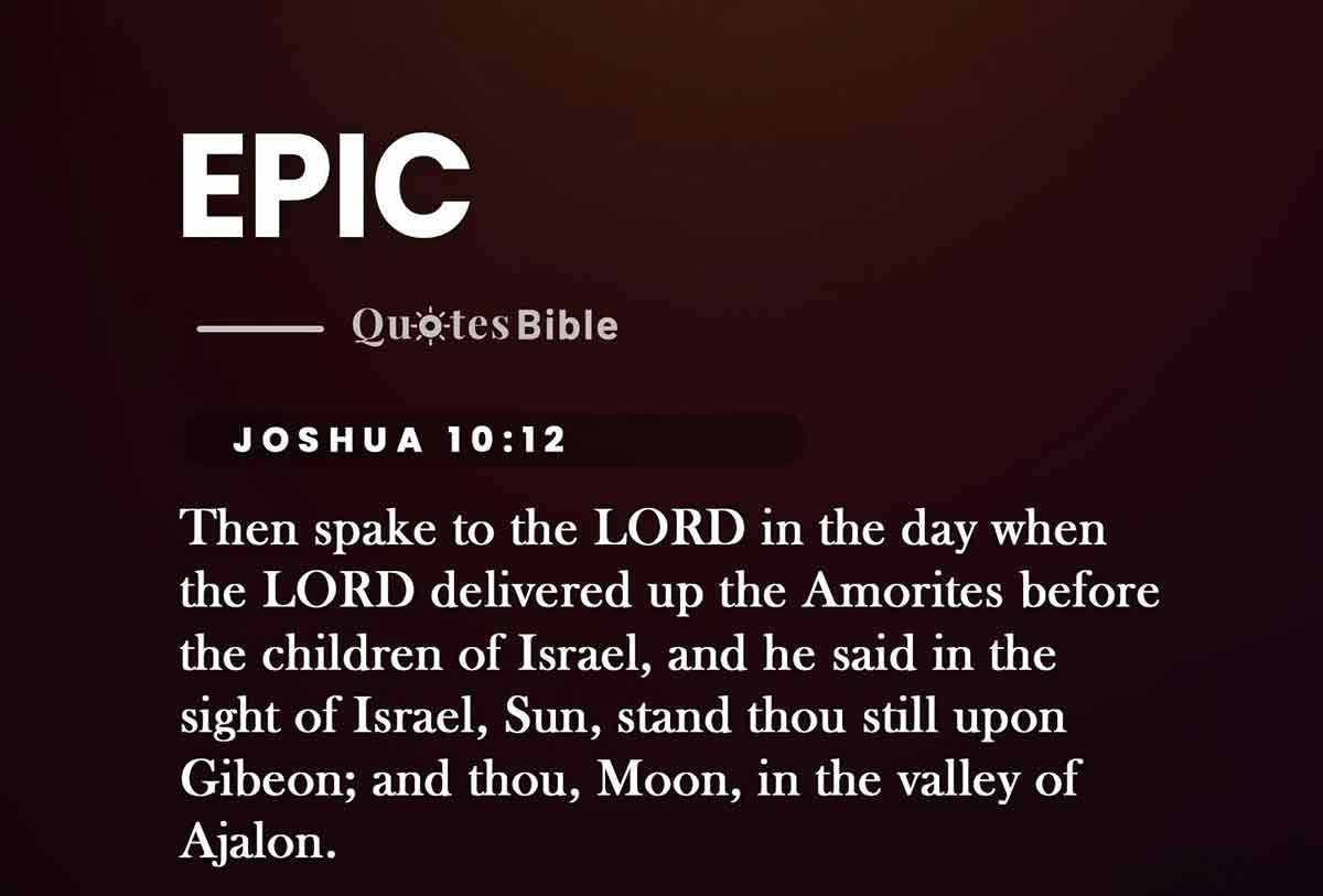 epic bible verses photo