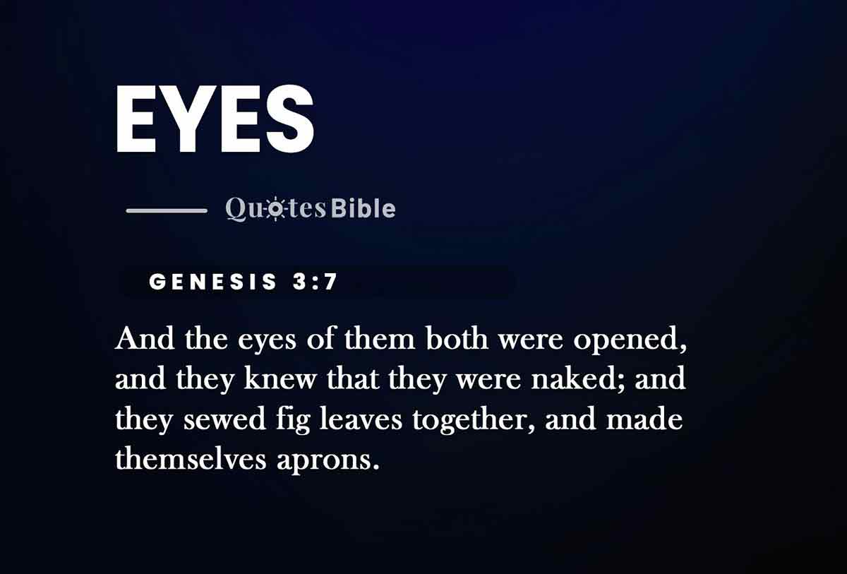 eyes bible verses quote