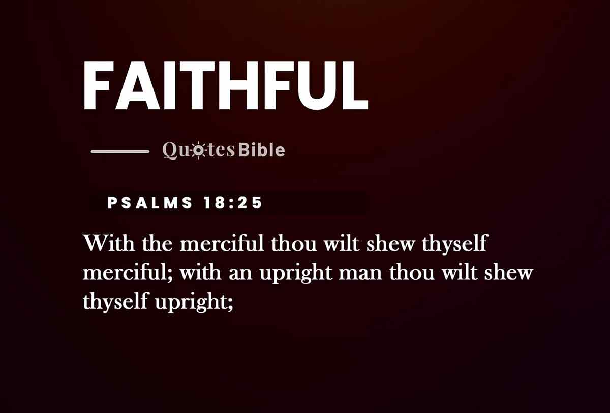 faithful bible verses photo