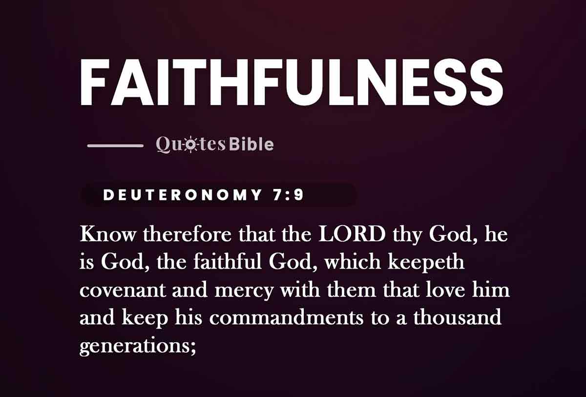 faithfulness bible verses quote