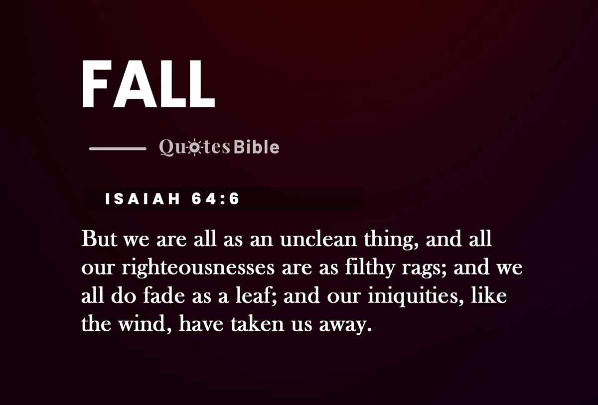fall bible verses photo