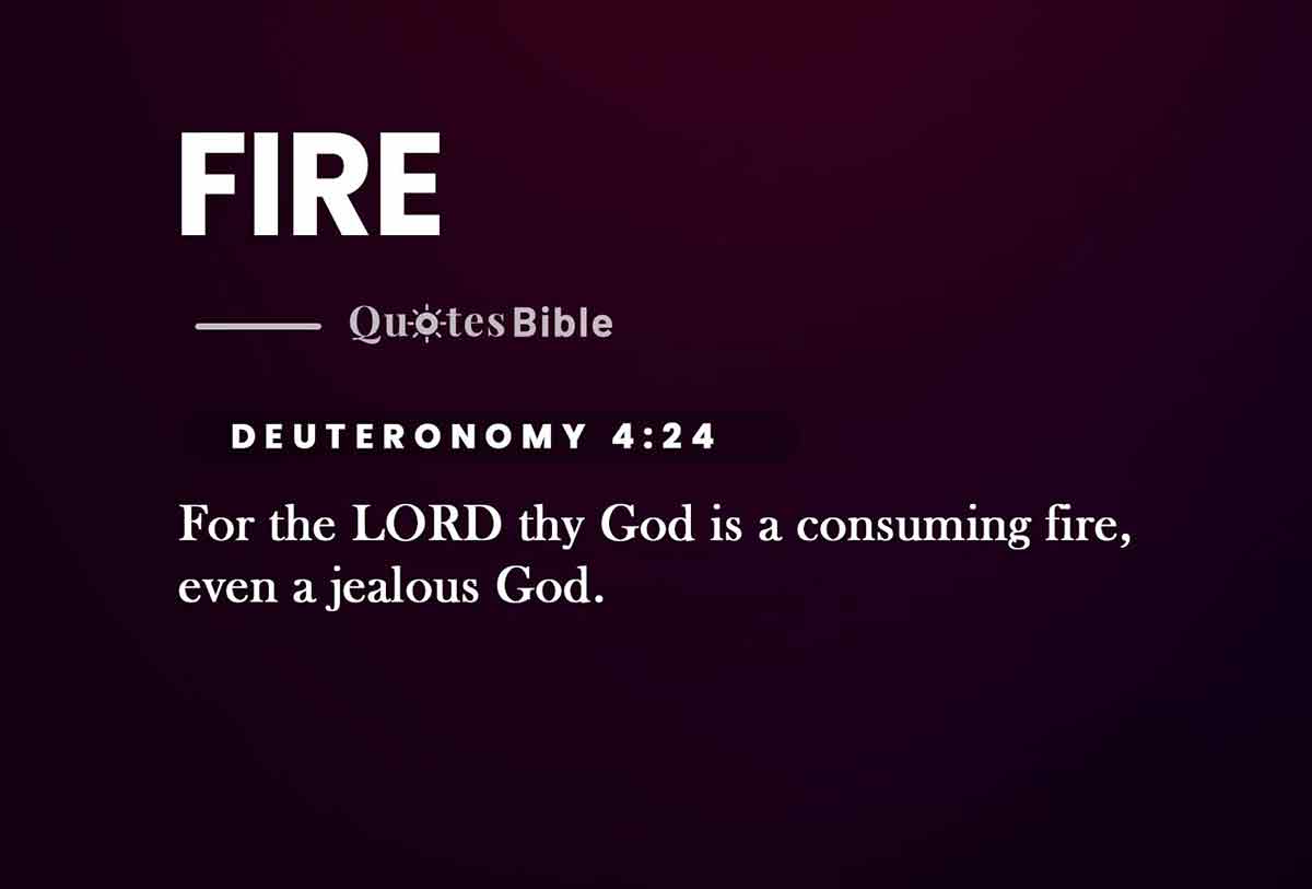 fire bible verses quote