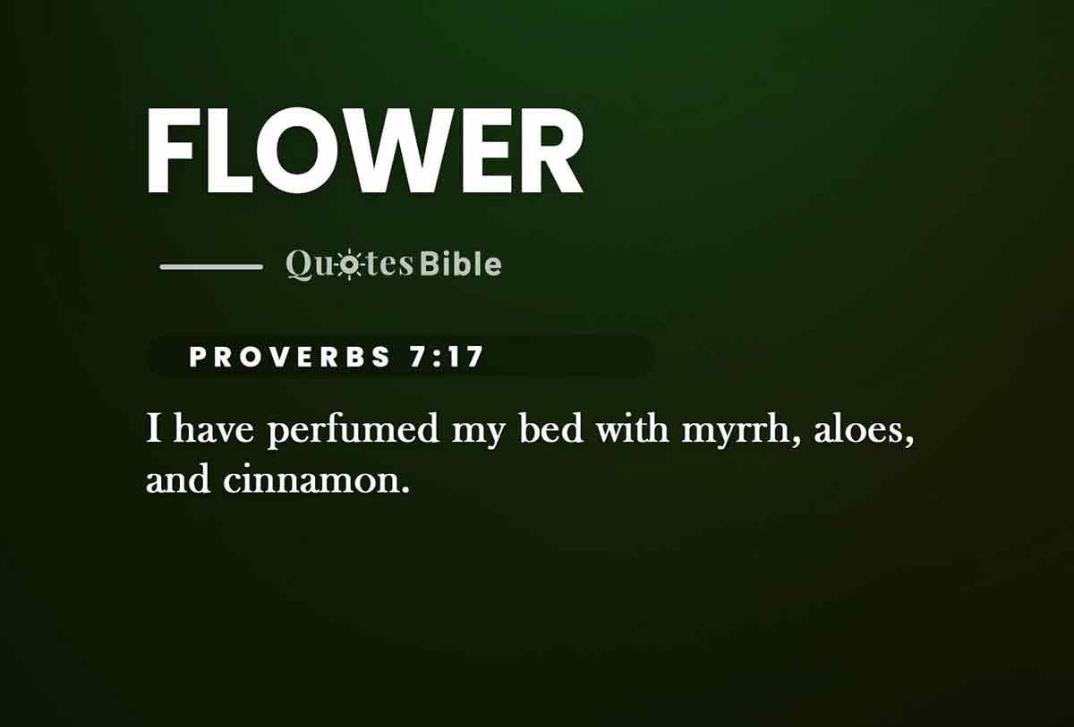 flower bible verses quote