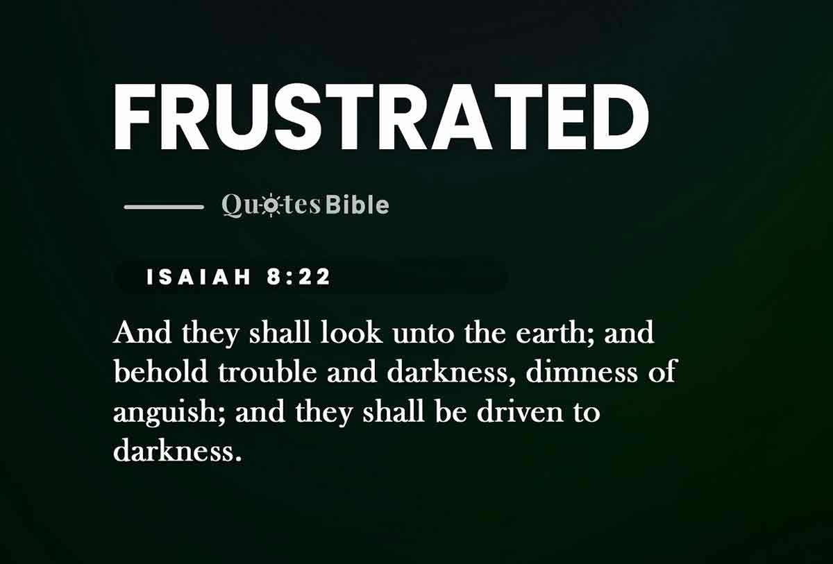 frustrated bible verses quote