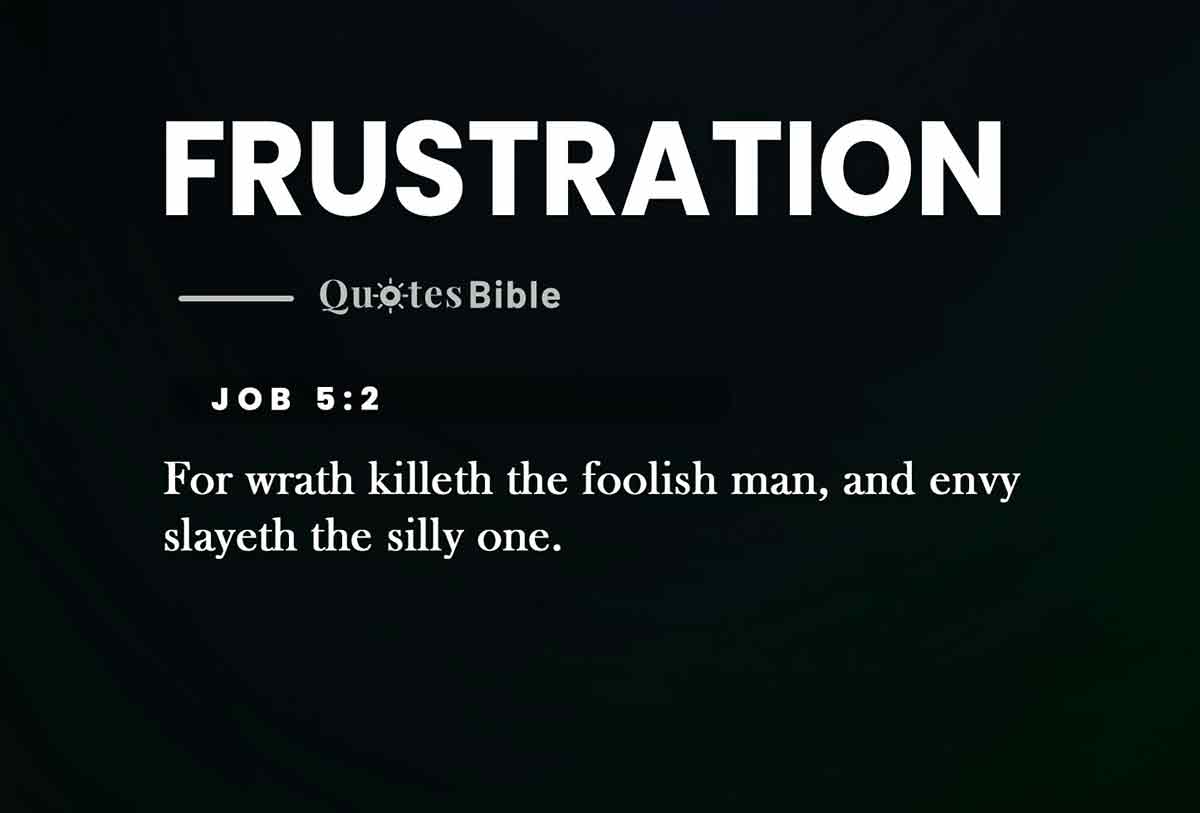 frustration bible verses quote