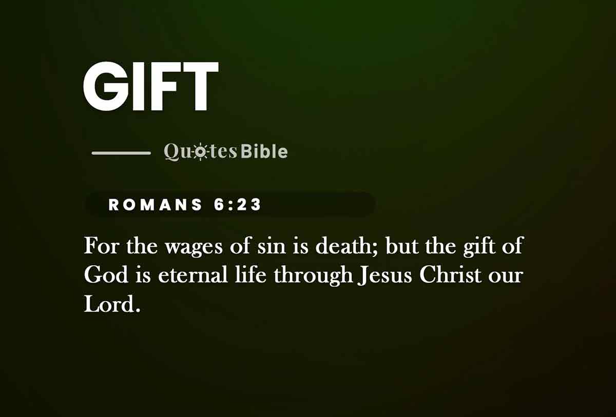 gift bible verses quote