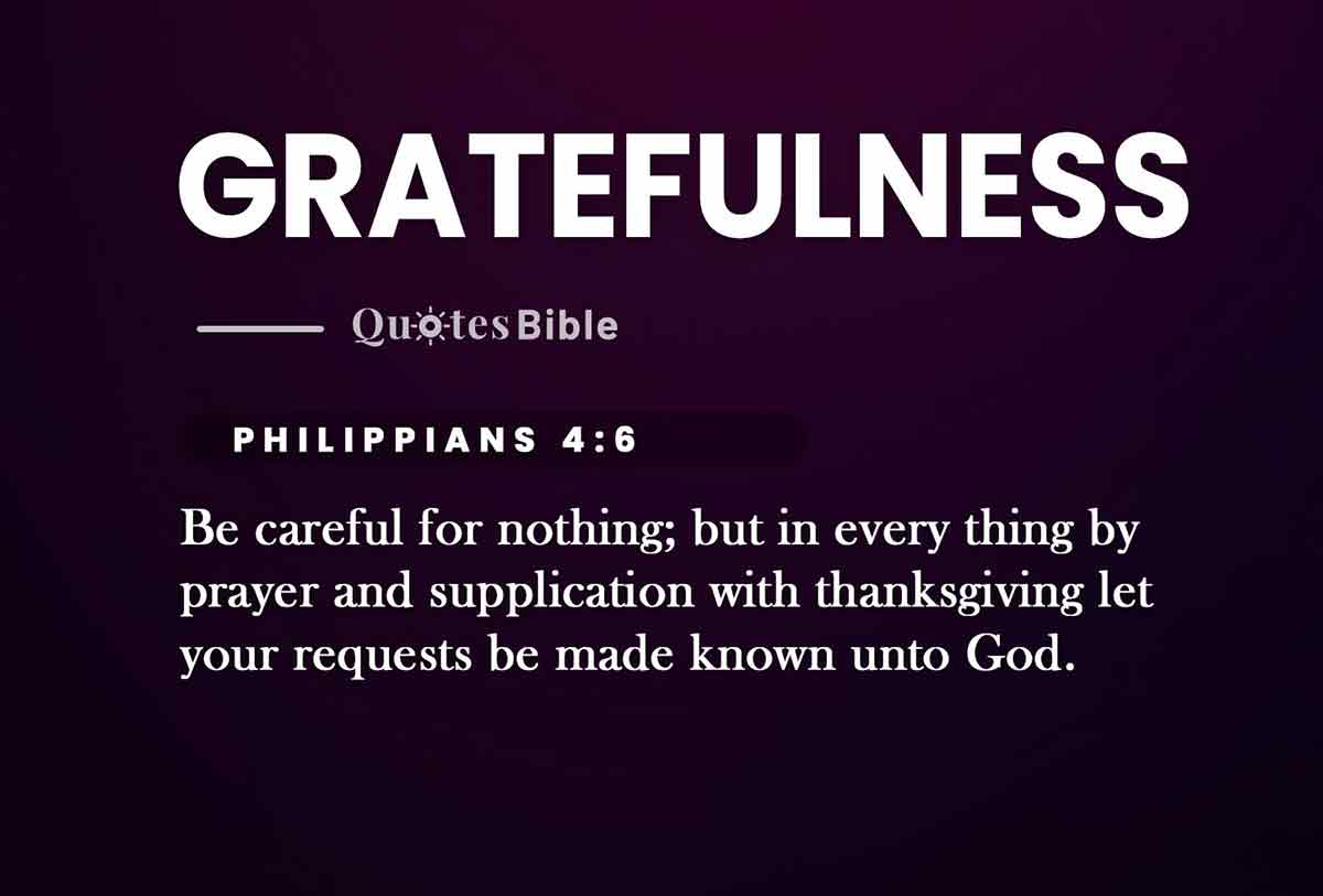 gratefulness bible verses quote