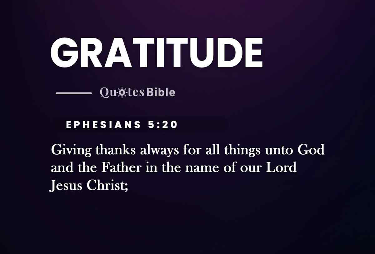 gratitude bible verses quote