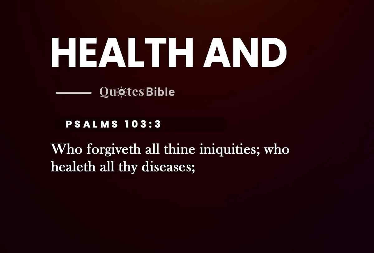 health and wellness bible verses photo