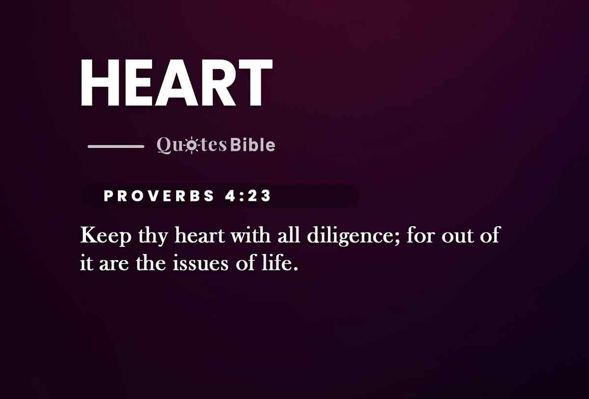 heart bible verses quote