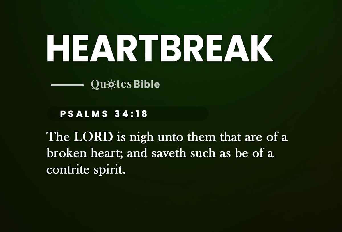 heartbreak bible verses quote