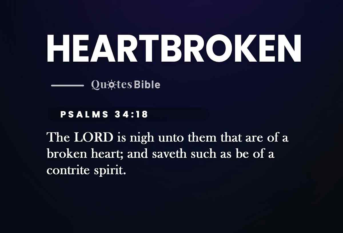 heartbroken bible verses photo