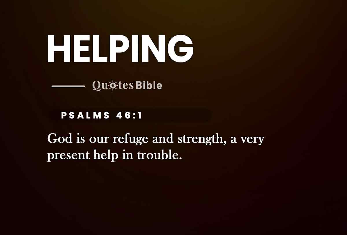 helping bible verses quote