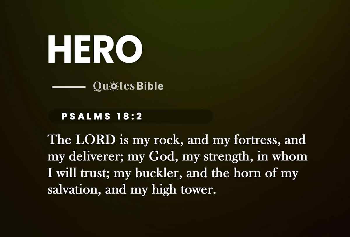 hero bible verses quote