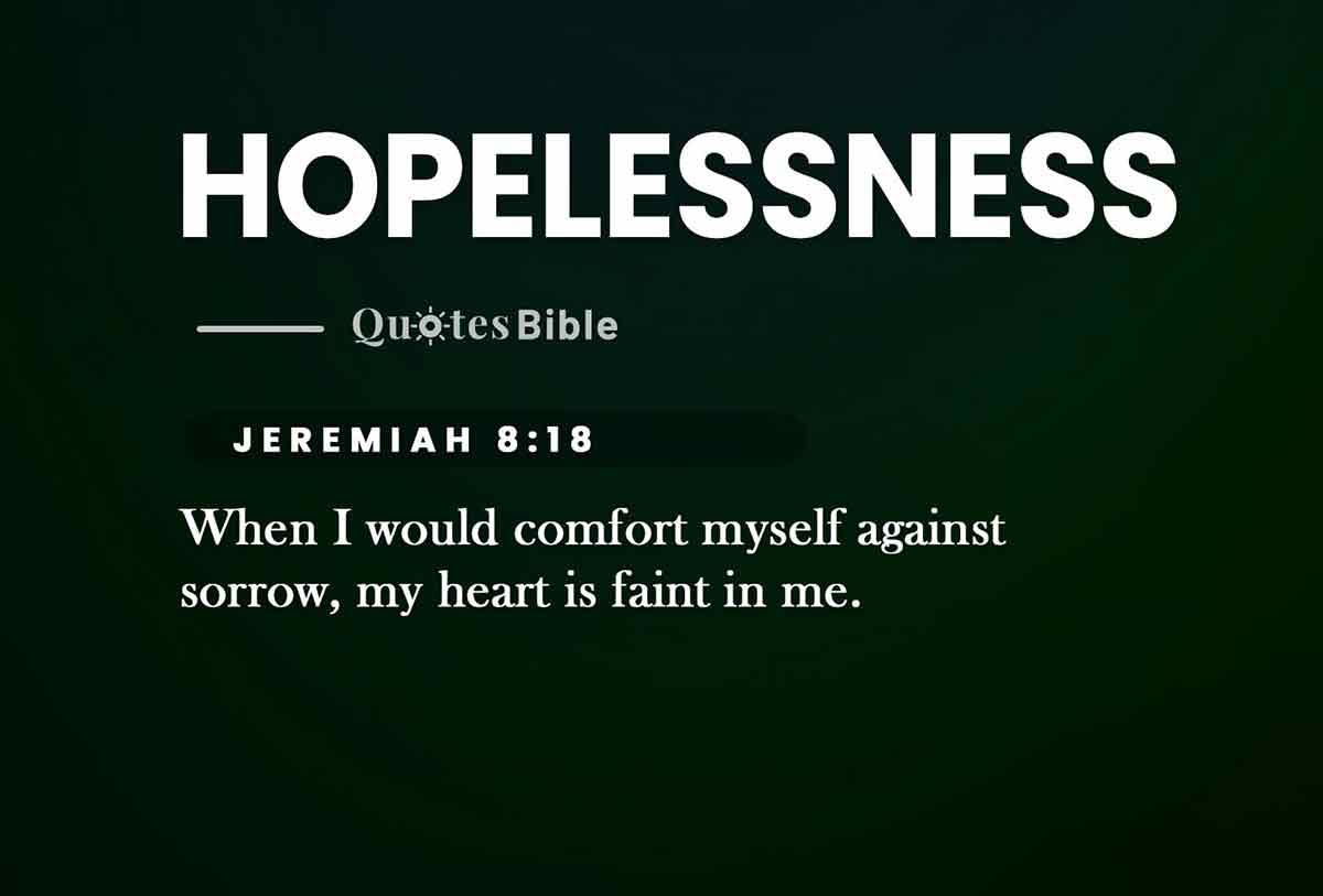 hopelessness bible verses photo