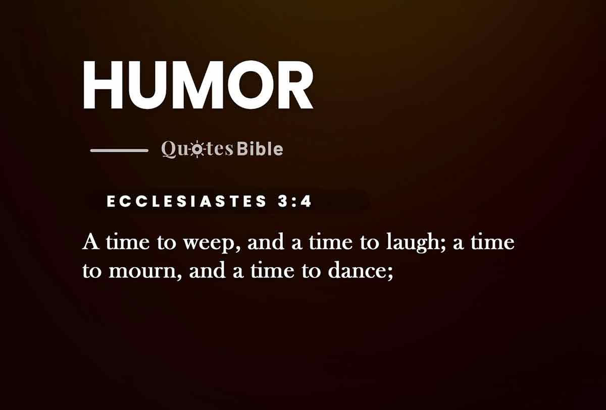 humor bible verses quote