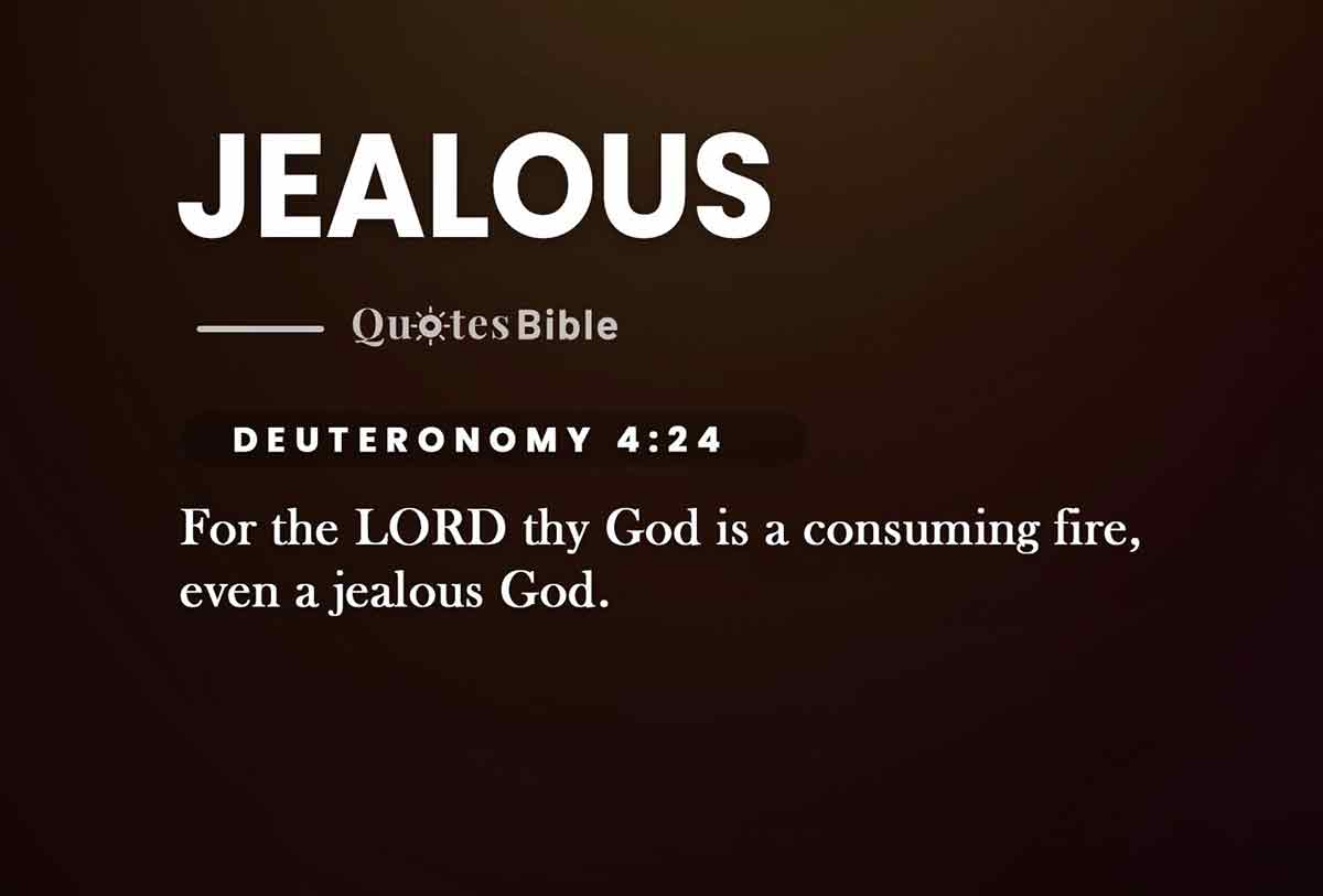 jealous bible verses quote