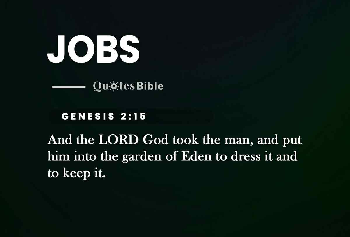 jobs bible verses quote