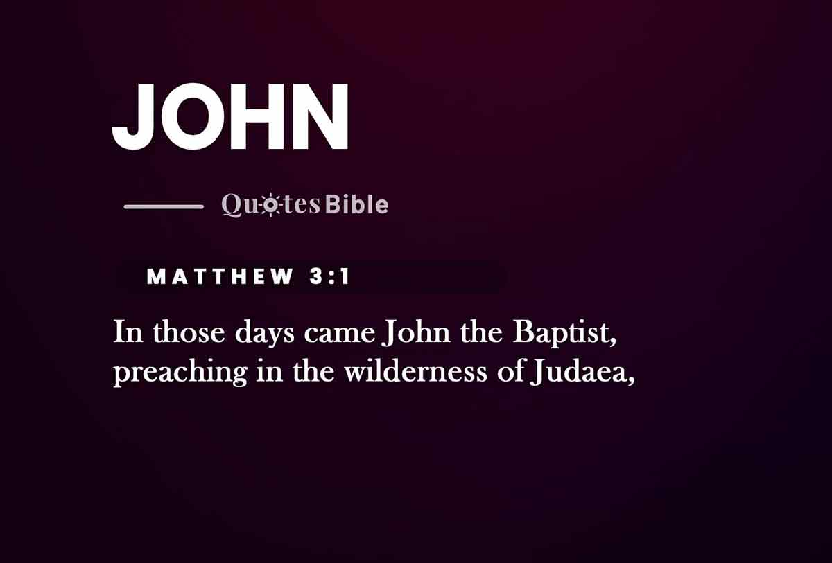 john bible verses quote