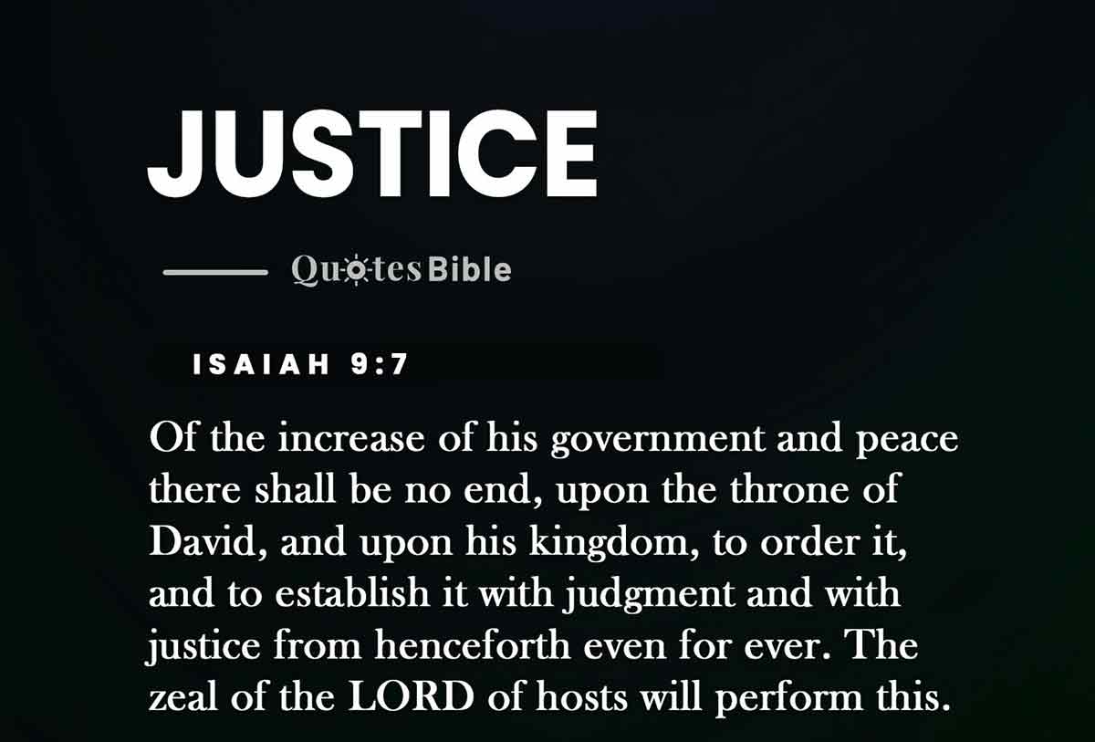 justice bible verses quote
