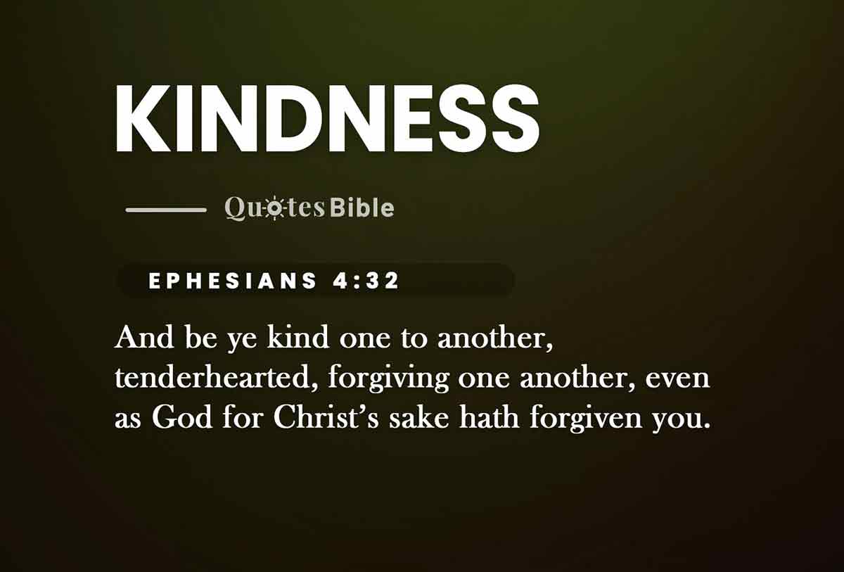 kindness bible verses quote