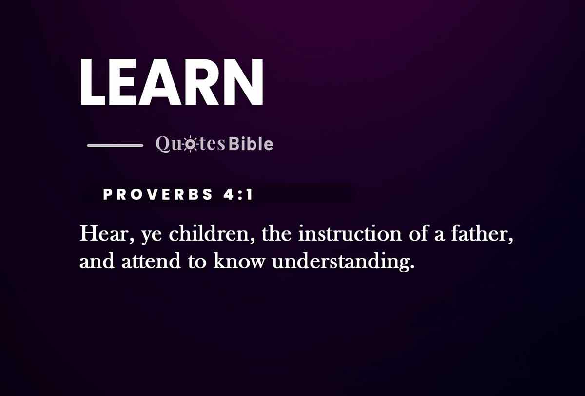 learn bible verses quote