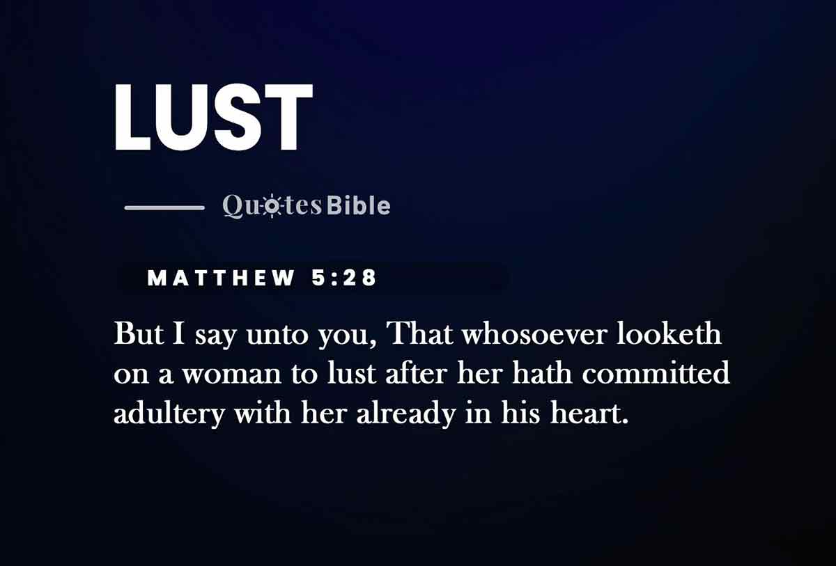lust bible verses quote