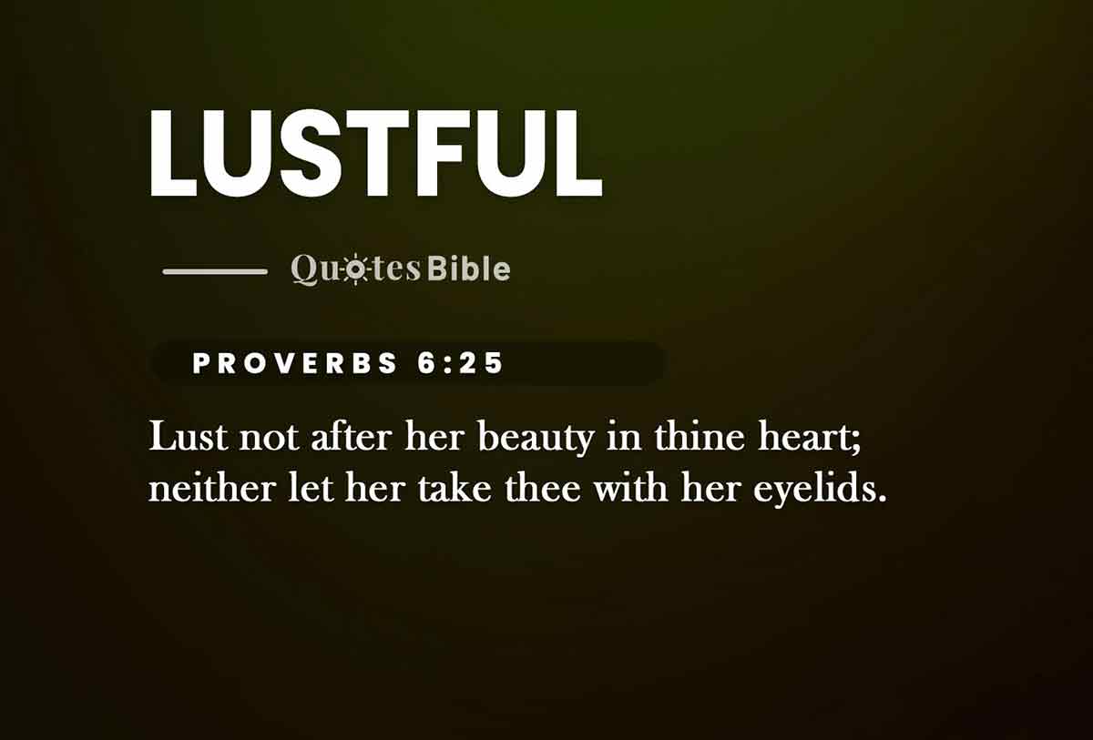 lustful bible verses quote