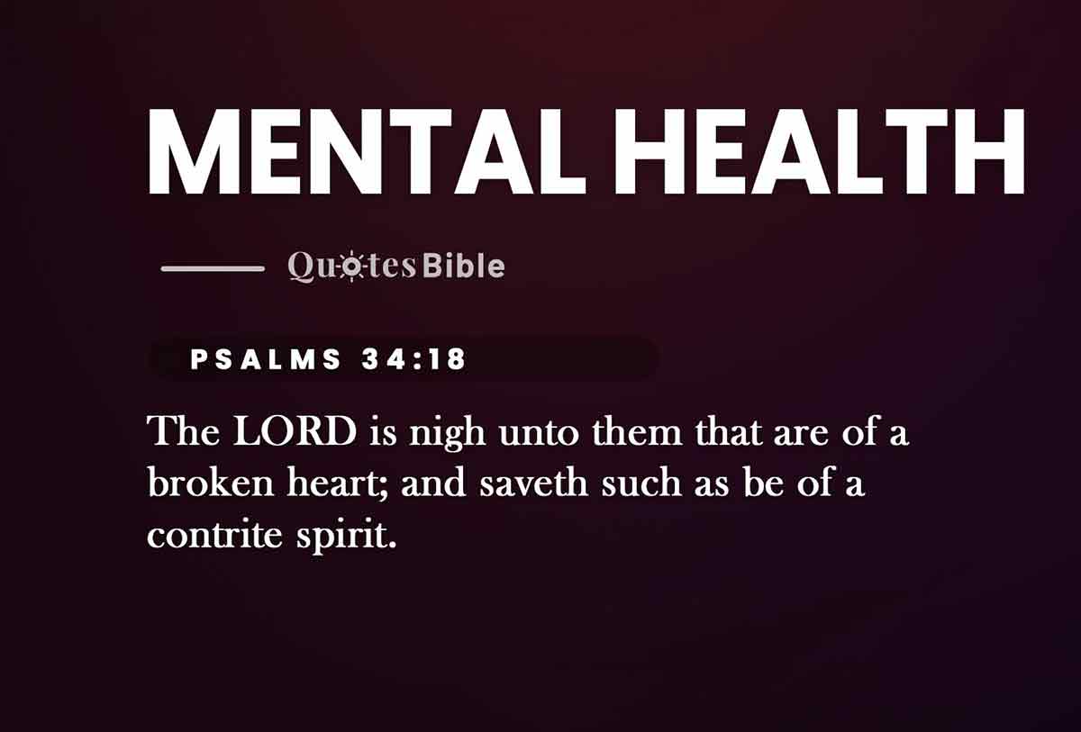 mental health bible verses photo