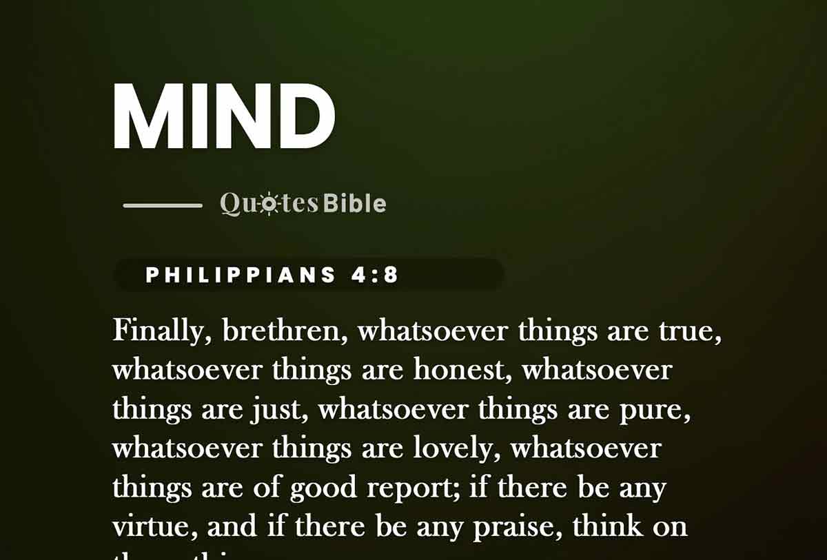 mind bible verses quote