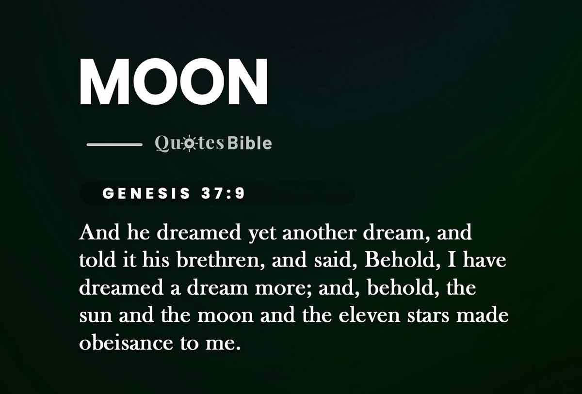 moon bible verses photo
