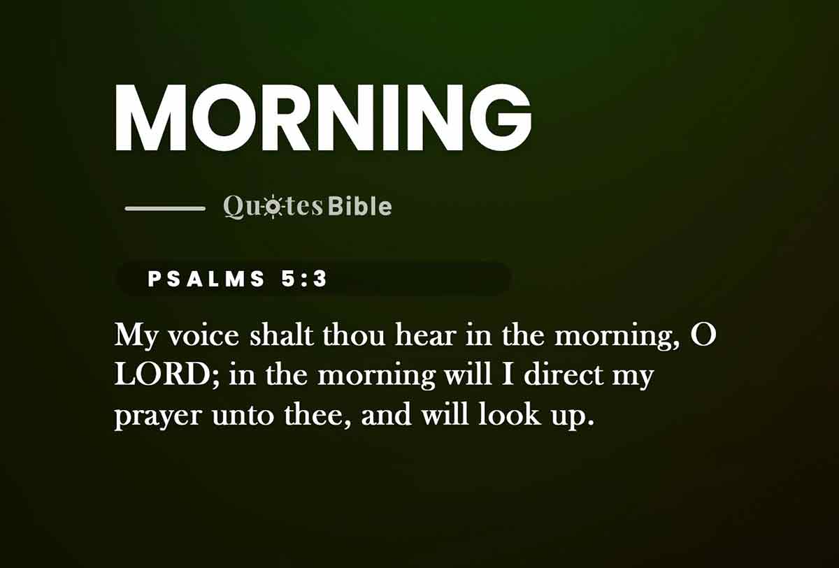 morning bible verses photo