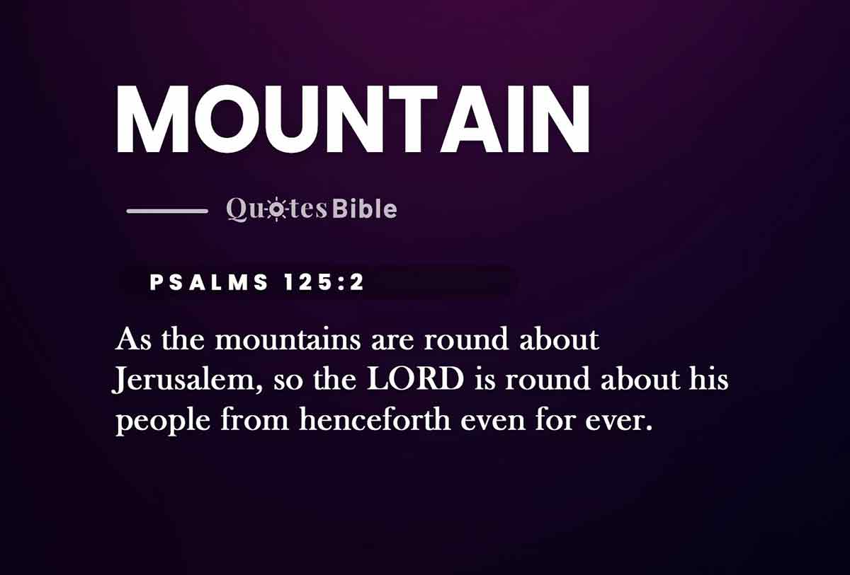 mountain bible verses quote