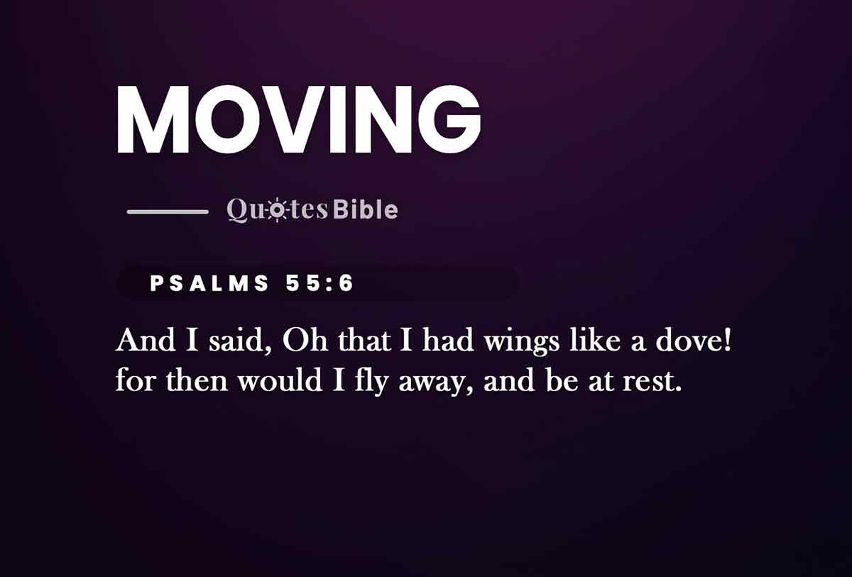 moving bible verses quote