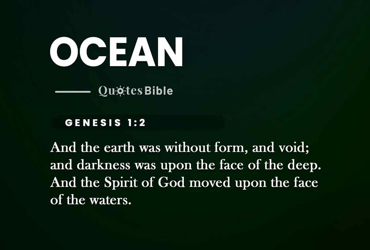 ocean bible verses photo
