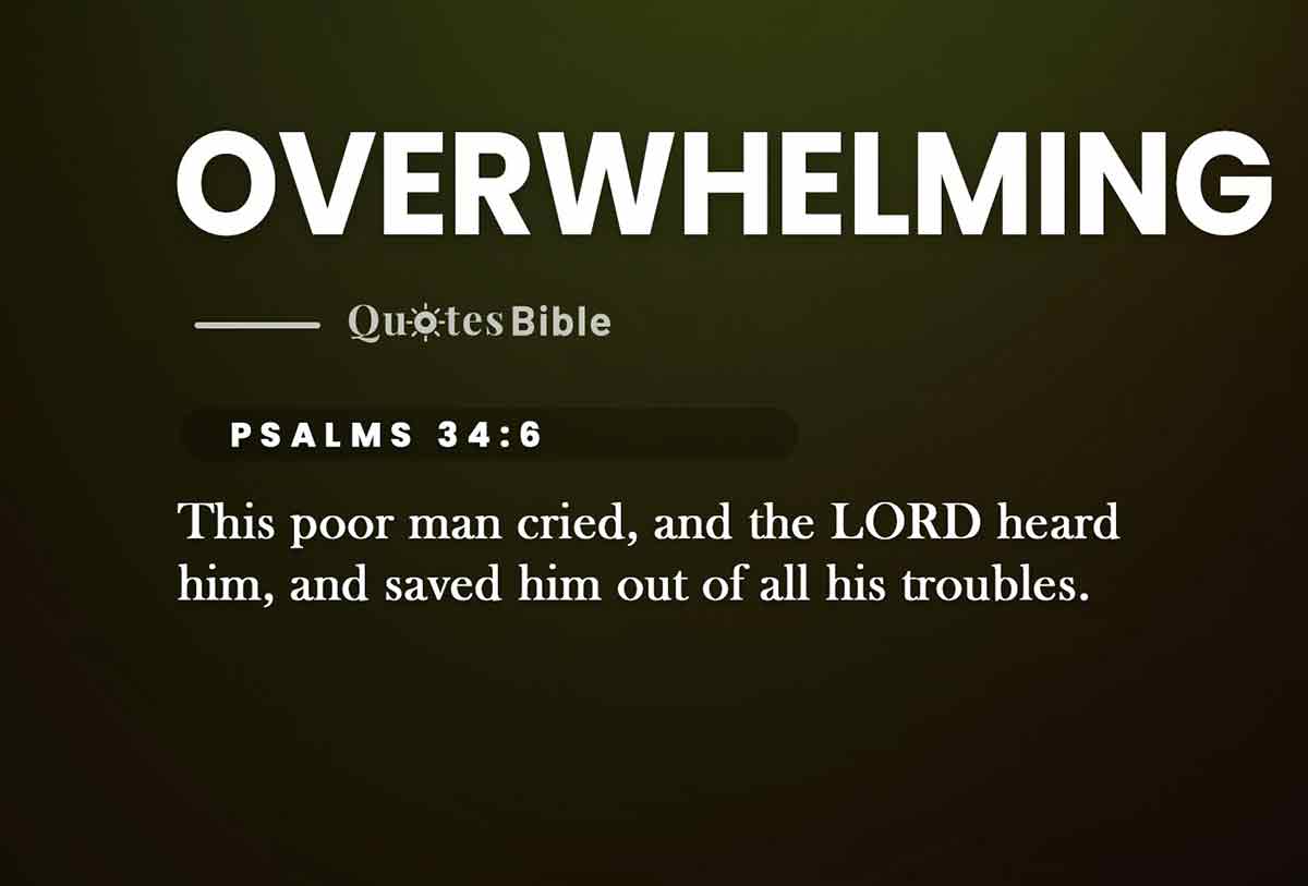 overwhelming bible verses quote