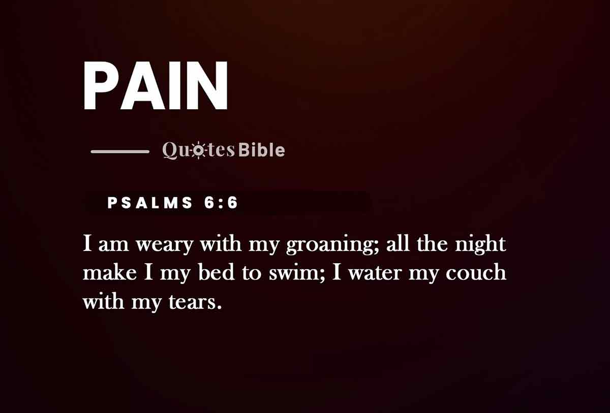 pain bible verses quote