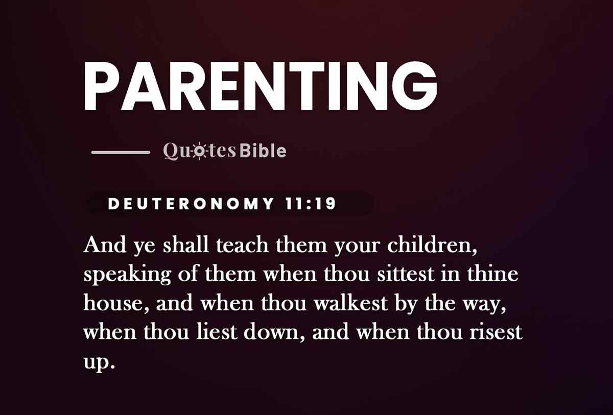 parenting bible verses quote
