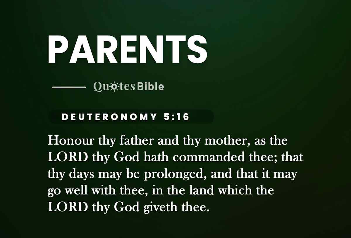 parents bible verses quote
