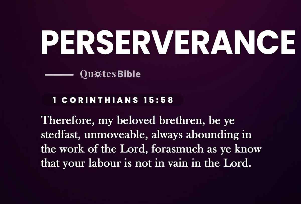 perserverance bible verses quote