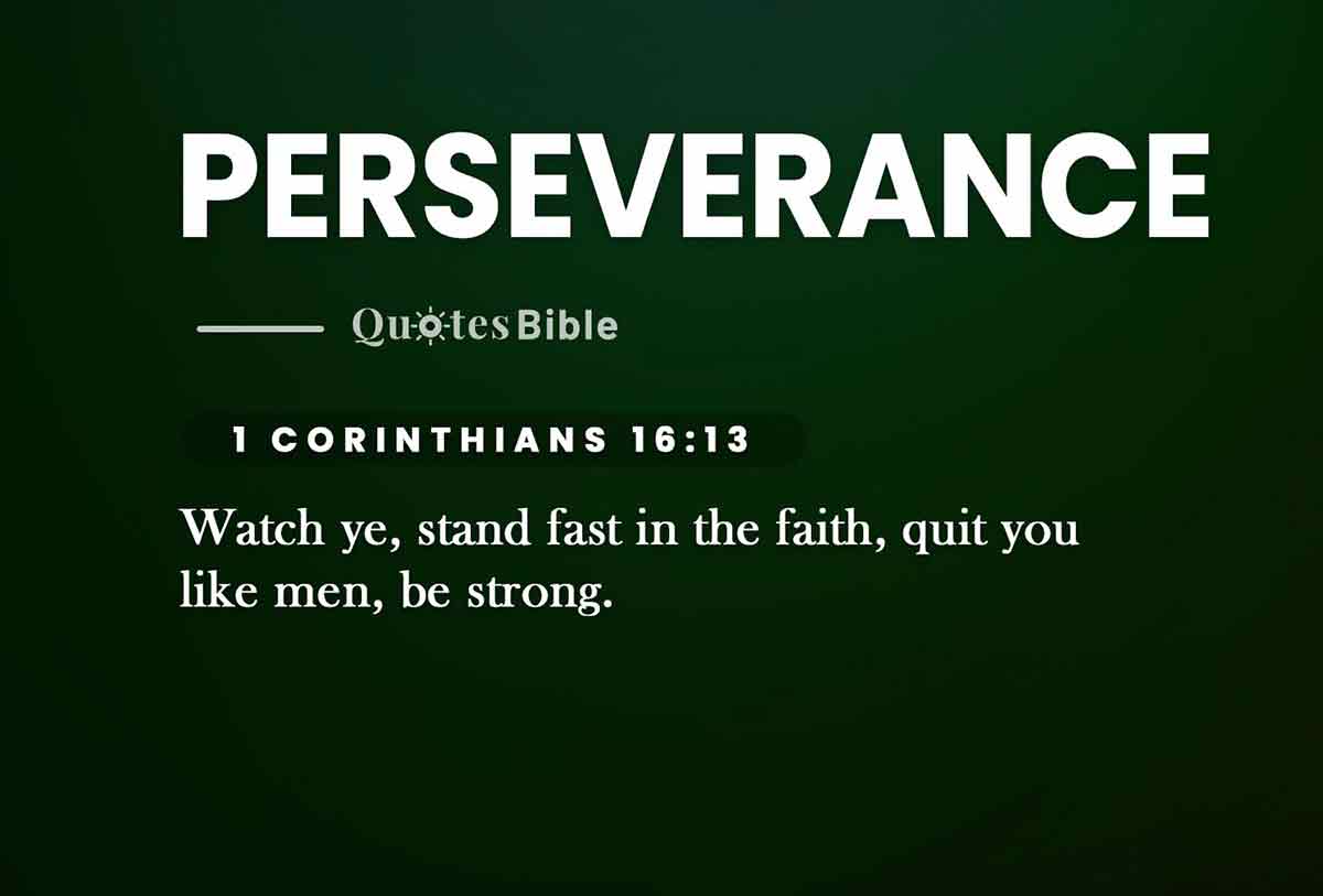 perseverance bible verses quote