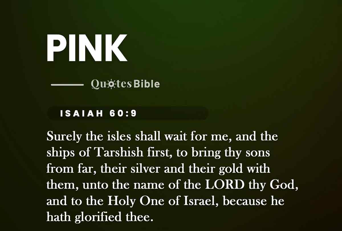 pink bible verses quote