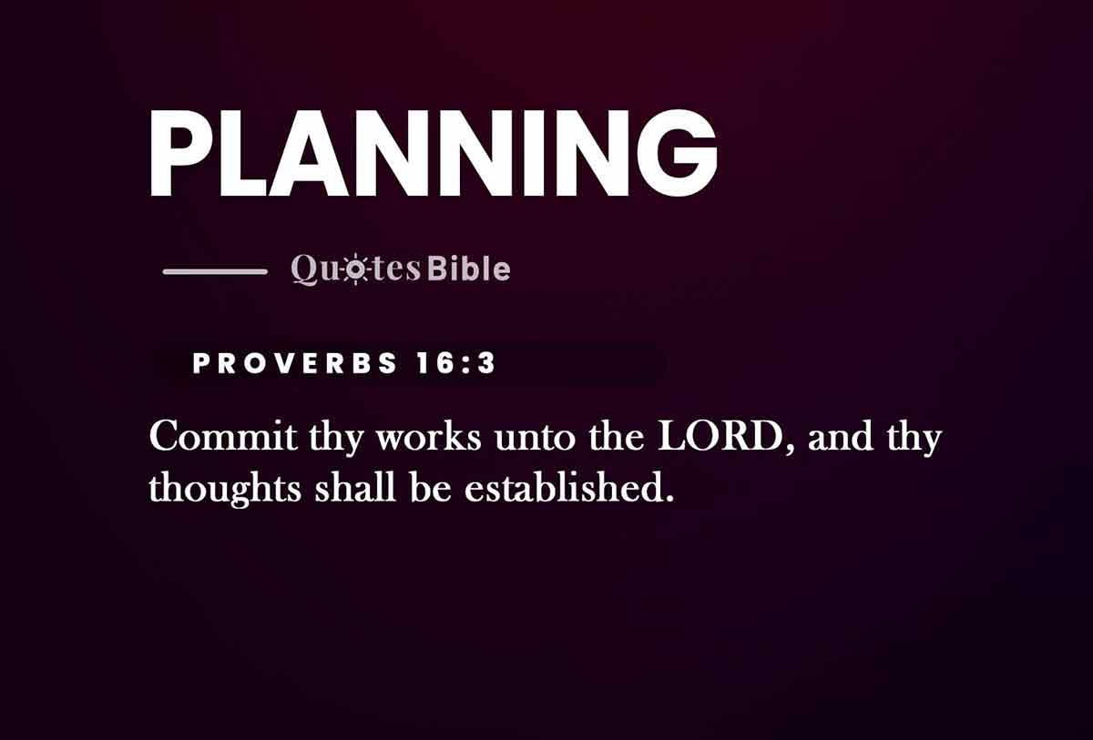planning bible verses quote