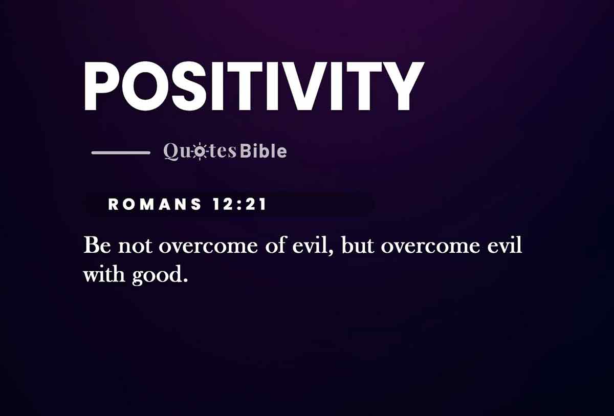 positivity bible verses quote