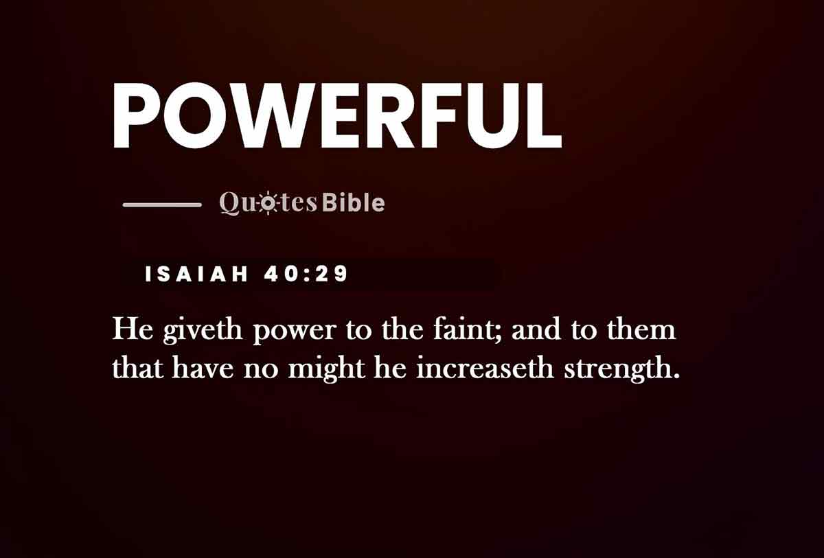 powerful bible verses quote